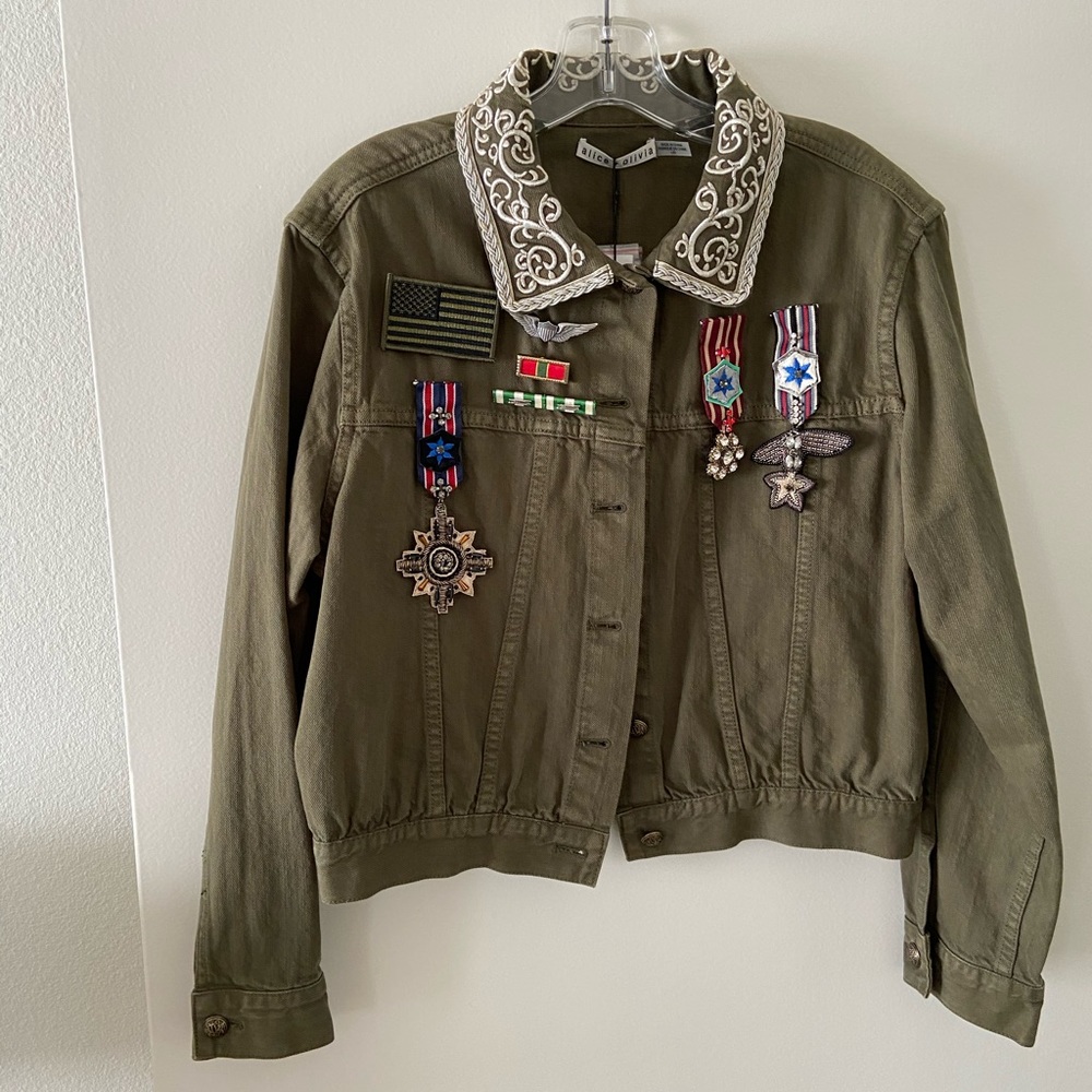 Alice + Olivia Jeans Army Jacket